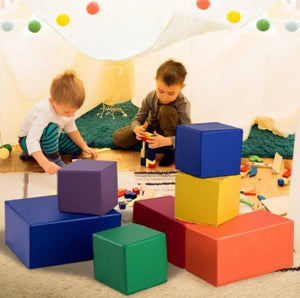 Learn and Develop 7 Pieces PU Foam Large Building Blocks Set - Adler's Store