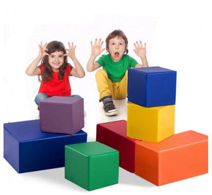 Learn and Develop 7 Pieces PU Foam Large Building Blocks Set - Adler's Store