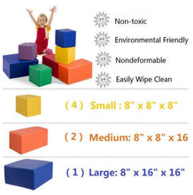 Load image into Gallery viewer, Learn and Develop 7 Pieces PU Foam Large Building Blocks Set - Adler&#39;s Store