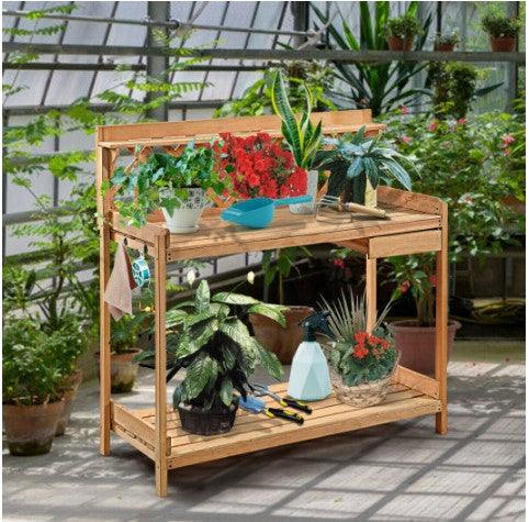 Multifunctional Garden Solid Wood Potting Station - Adler's Store