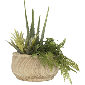 Natural Paulownia Wood Planter Decorative Pot Holder - Adler's Store