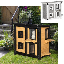 Load image into Gallery viewer, Outdoor 2-Tier Weather Resistant Kitty Shelter - Adler&#39;s Store