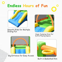 Load image into Gallery viewer, Outdoor Fun Inflatable Bounce House with Slider and 480W Blower - Adler&#39;s Store