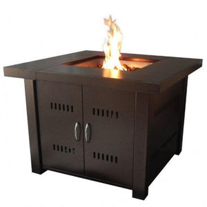 Outdoor Stainless Steel 41000 BTU Fire Pit Table - Adler's Store