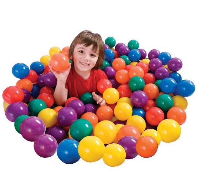 Pack of 100 Small Plastic Multi-Colored Pit Balls - Adler's Store