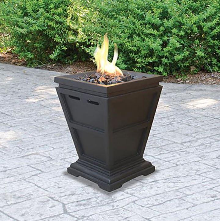 Portable 11 x 11 Inch 10,000 BTU Gas Fire Pit Tabletop - Adler's Store