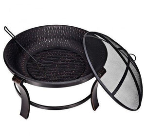 Portable 30 Inch Patio and Camping Firepit and BBQ - Adler's Store
