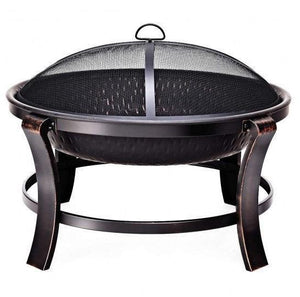 Portable 30 Inch Patio and Camping Firepit and BBQ - Adler's Store