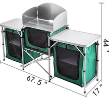 Load image into Gallery viewer, Portable Camping Cooking Storage Rack - Adler&#39;s Store