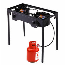 Load image into Gallery viewer, Portable Double Burner Propane Gas Cooker - Adler&#39;s Store