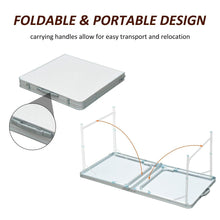 Load image into Gallery viewer, Portable Folding Picnic Table with Aluminum Legs - Adler&#39;s Store