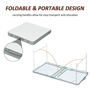 Portable Folding Picnic Table with Aluminum Legs - Adler's Store