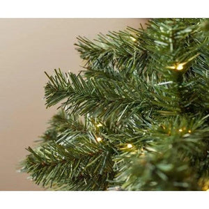 Pre-Lit Artificial Pine Christmas Tree with Base - Adler's Store