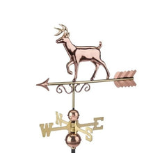 Load image into Gallery viewer, Pure Copper Proud Buck Weathervane - Adler&#39;s Store