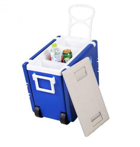 Rolling Picnic Multi Functional Cooler with Table with 2 Chairs - Adler's Store