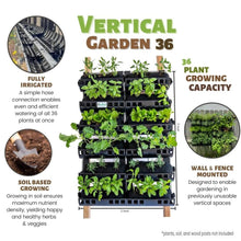 Load image into Gallery viewer, Self Watering Vertical Garden Growing Rack with Built-in Drip Line Irrigation System - Adler&#39;s Store