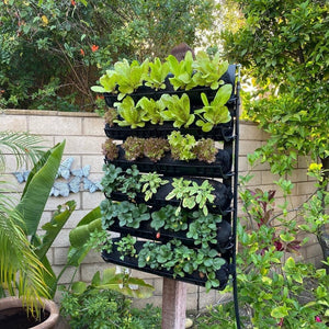 Self Watering Vertical Garden Growing Rack with Built-in Drip Line Irrigation System - Adler's Store