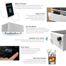 Load image into Gallery viewer, Smart Coffee Table with Bluetooth Speakers and Refrigerated Drawer - Adler&#39;s Store