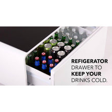 Load image into Gallery viewer, Smart Coffee Table with Bluetooth Speakers and Refrigerated Drawer - Adler&#39;s Store