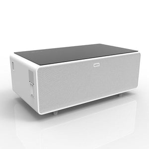 Smart Coffee Table with Bluetooth Speakers and Refrigerated Drawer - Adler's Store