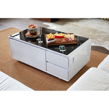Load image into Gallery viewer, Smart Coffee Table with Bluetooth Speakers and Refrigerated Drawer - Adler&#39;s Store