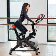 Load image into Gallery viewer, Stationary Exercise Cycling Bike with Heart Rate Sensors and LCD Display - Adler&#39;s Store