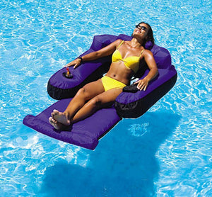 Ultimate Relaxation Inflatable Fabric Lounge Chair Float - Adler's Store