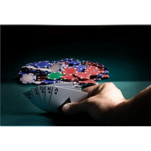 Load image into Gallery viewer, Ultimate Texas Hold &#39;em Poker Set 500 11.5 Gram Claytec Striped Chip Set - Adler&#39;s Store