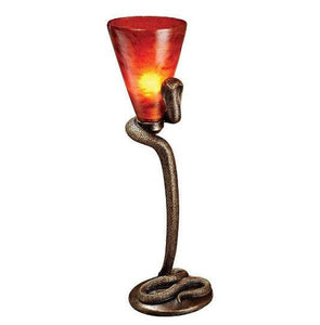 Uraeus Egyptian Cobra God Altar Lamp - Adler's Store