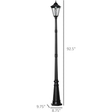 Load image into Gallery viewer, Vintage Style Solar Garden Lamp Post with Motion and Day Night Light Sensor - Adler&#39;s Store