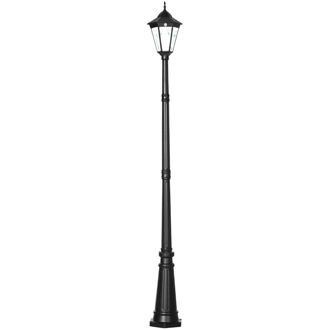 Vintage Style Solar Garden Lamp Post with Motion and Day Night Light Sensor - Adler's Store