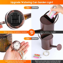 Load image into Gallery viewer, Watering Can Fairy Shower Solar LED Lights - Adler&#39;s Store