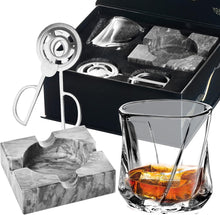 Load image into Gallery viewer, Whisky and Cigar Lover Gift Bundle with 5oz Crystal Whiskey Glass Cigar and Ashtray - Adler&#39;s Store