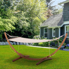 Load image into Gallery viewer, Wooden Hammock with Arc Stand Frame - Adler&#39;s Store