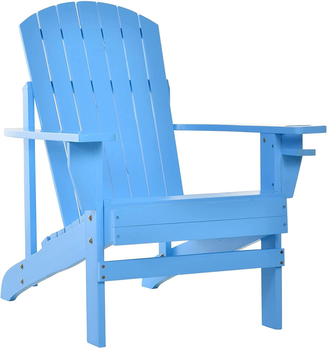 Wooden Outdoor Adirondack Lounge Chair - Adler's Store