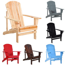 Load image into Gallery viewer, Wooden Outdoor Adirondack Lounge Chair - Adler&#39;s Store