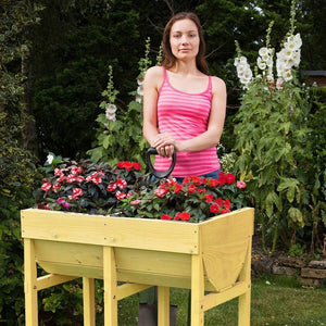 Wooden Raised Garden Bed Planter with Liner - Adler's Store